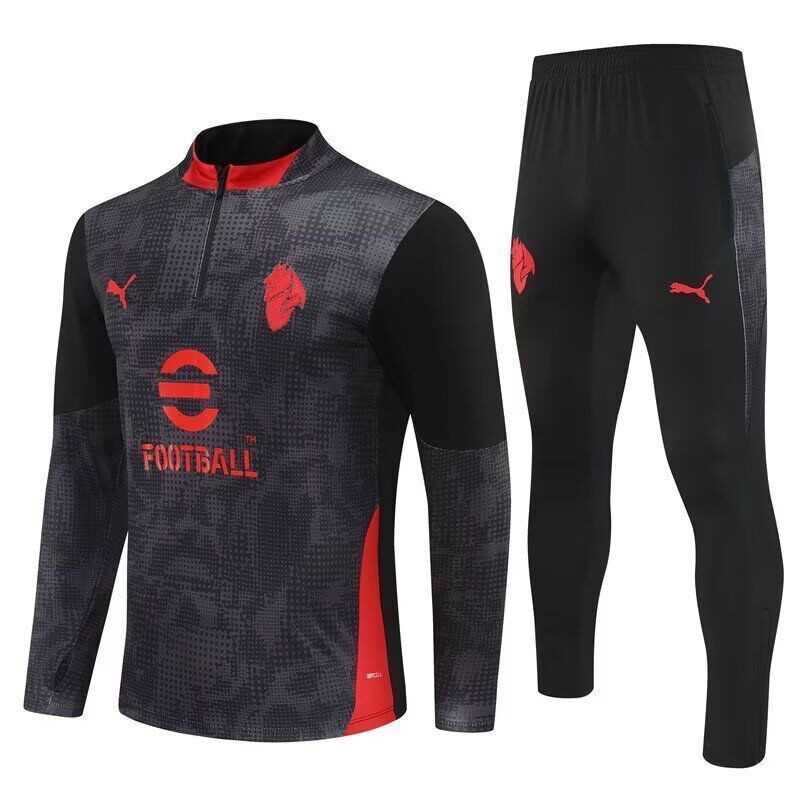 AAA Quality AC Milan 25/26 Tracksuit - Black